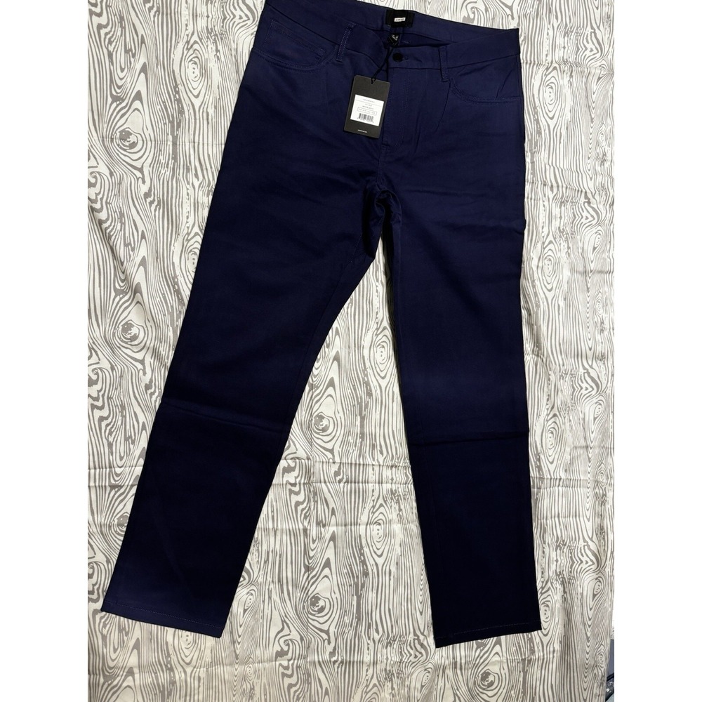 NWT AWAY Luggage Mens‎ The Staple Pant Blue Stretchy Casual Sz 34 $135 MSRP - Picture 9 of 10
